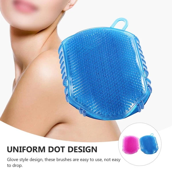 2 Pcs Massage Brush Body Exfoliator Man Bath Brushes for Shower Back Scrubber