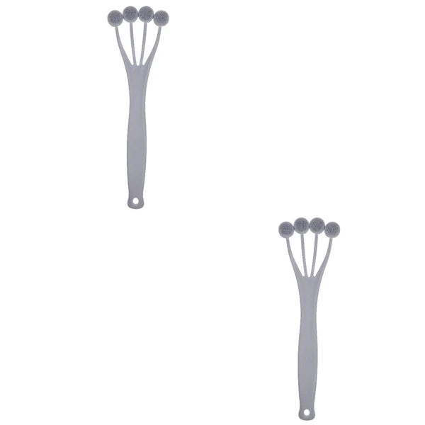 2 PCS Exfoliating Bath Brush Brushes Shower Back Scrubber for Men