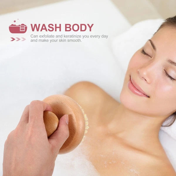 Skin Exfoliator Scrubber Dry Brushing Body Bath for Bathroom Scrubbing