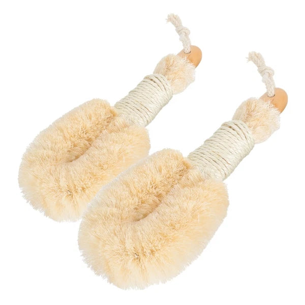 2 Pcs Silk Bath Brush Miss Body Exfoliator Shower Scrub Scrubber