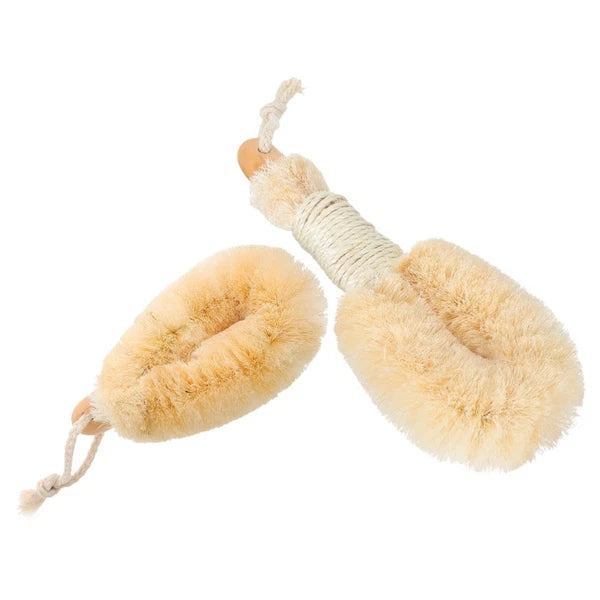 2 Pcs Silk Bath Brush Body Brushes for Shower Exfoliating Man Exfoliator