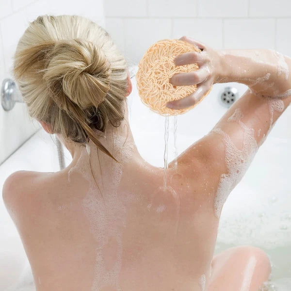 2 Pcs Sisal Bath Brush Man Mother Scrubber for Body Bathing Accessories