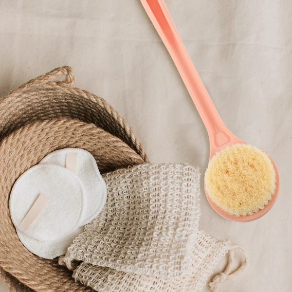 Long Handle Bath Brush Man Shower Scrubber Back for Applying Lotions