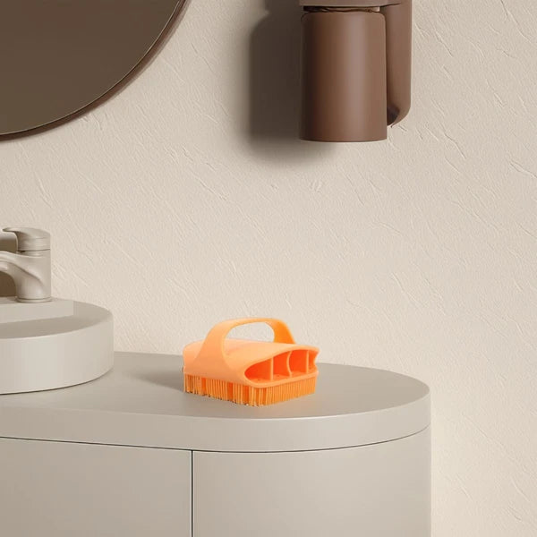 Silicone Bath Massage Brush Man Back Scratcher for Women Bathing