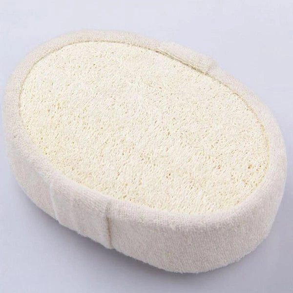 3 Pcs Loofah Bath Towel Skin Exfoliator Sponge Body Scrub Back Scrubber Brush