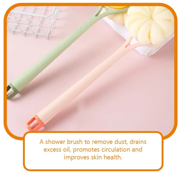 Bath Brush Multi-functional Exfoliating Back Cleaning Scrubber Handle Shower