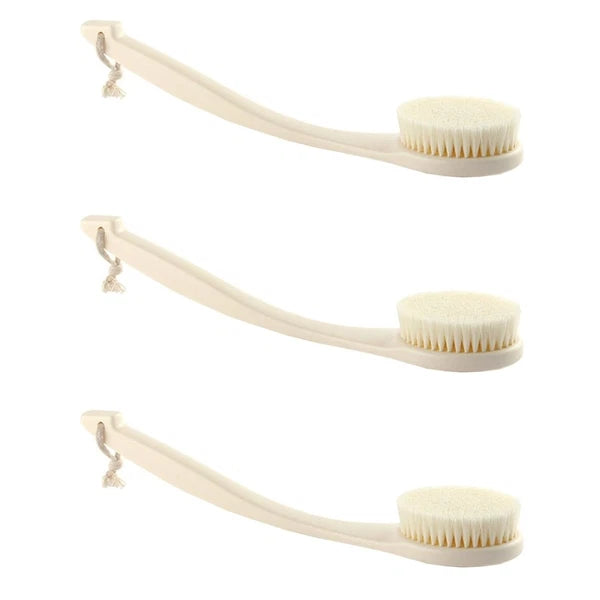 3 Count Bath Brush Miss Multi-functional Exfoliating Shower Scrubber Back