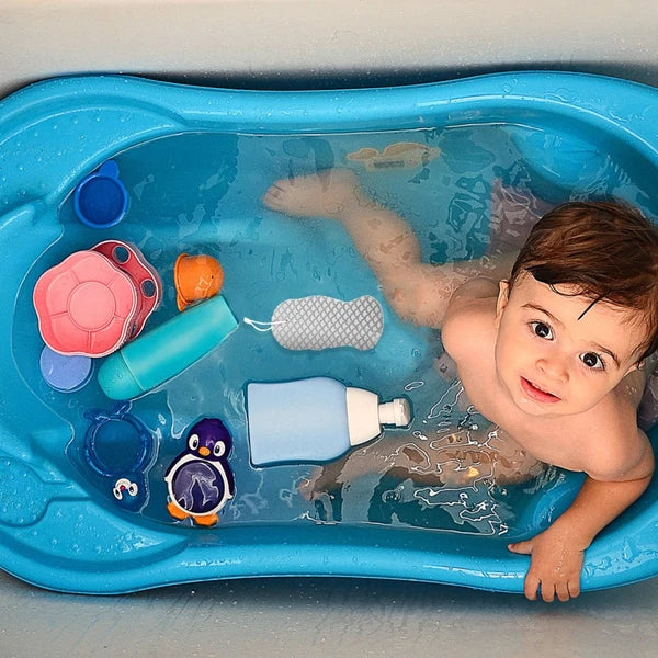 2 Pcs Baby Bath Sponge Toddler Child Shower Body Scrubber Back Brush