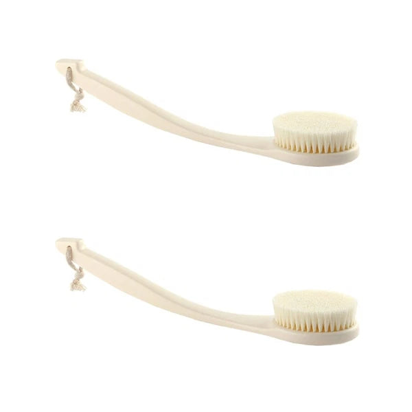 2pcs Household Bath Back Cleaning Brush Portable Back Scrubber Exfoliation