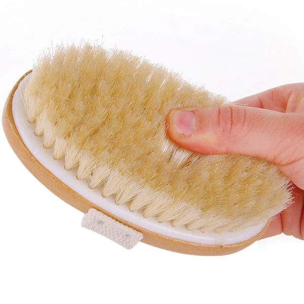 Bath Body Brush Back Scrubber W/Comfy Bristle Long Handle Gentle Massager G6A8