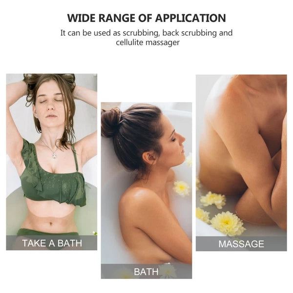 Body Scrubber Bath Brush Man Elderly Silicone Exfoliator and Shower Brushes