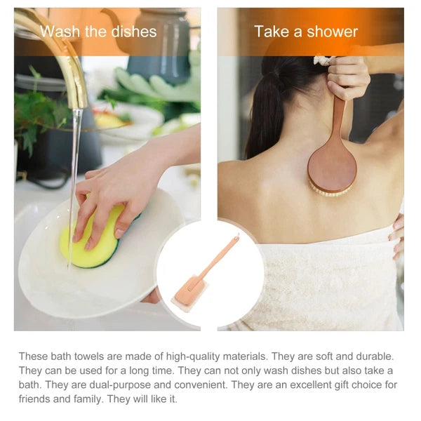 Loofah Dish Brush Shower Loofahs Exfoliating Women's Bathing Rubbing Tool