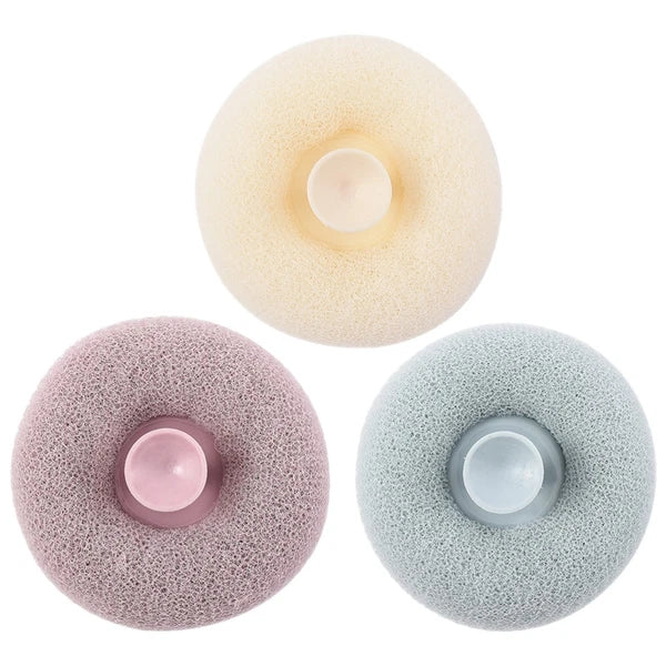 3 Pcs Bath Ball Body Exfoliator Brush Shower Brushes Bathing Skin Scrubber