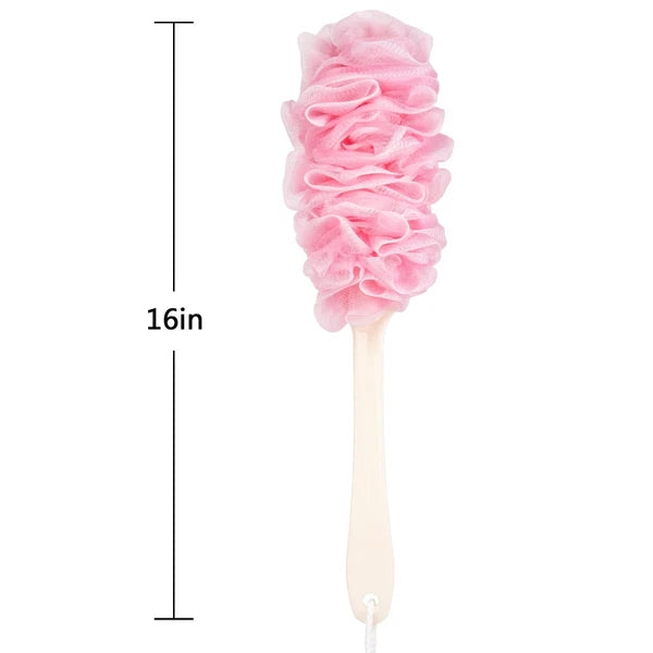Loofah Back Scrubber for Shower,Loofah On a Stick Long Handle Bath Sponge Sho...