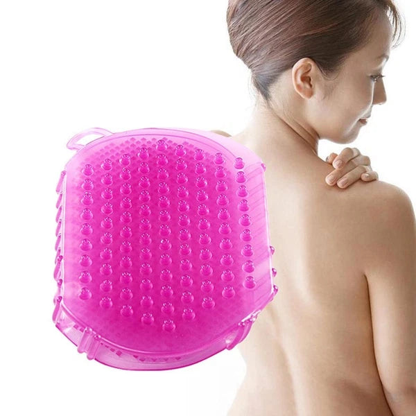 2 Pcs Massage Brush Body Exfoliator Man Bath Brushes for Shower Back Scrubber