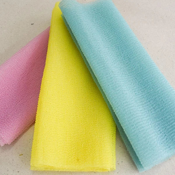 4 Pcs Bath Towel Back Cleaning Scrubber Exfoliating Brush for Body