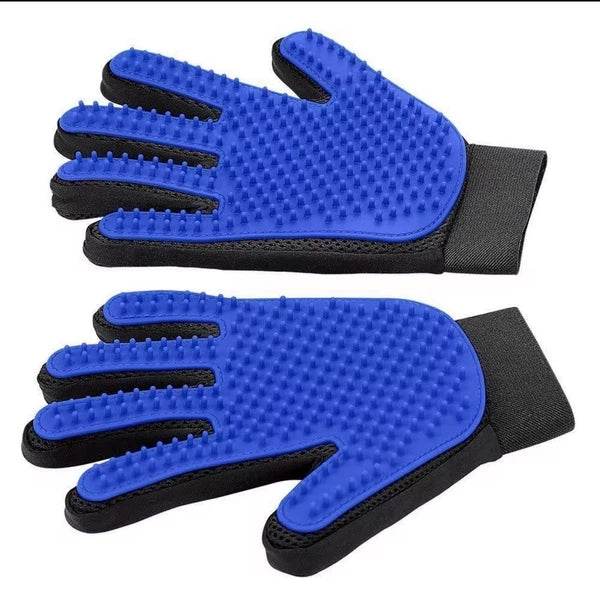 5 Pairs Pet Grooming Glove, Brush Dog Cat Massage Soft Bath Shedding Wet Dry