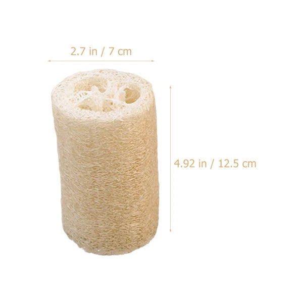 2 Pcs Loofah Bath Towel Exfoliating Washcloth Body Sponge Brush