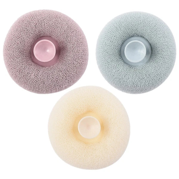 3 Pcs Bath Ball Body Exfoliator Brush Bathroom Scrubber Shower Brushes