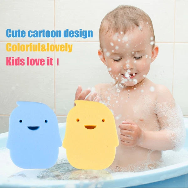 2 Pcs Bath Sponge Newborn Toddler Body Brush Shower Sponges Baby