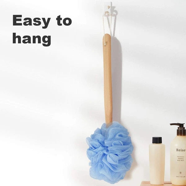 Loofah with Handle, Loofah on a Stick, Shower Sponge with Handle, Bath Brush