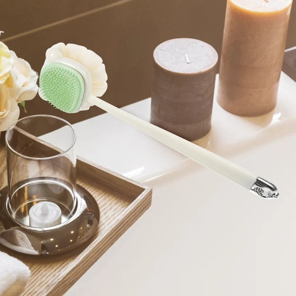 Scrub Brush Body Scrubber Shower Back Bathroom with Long Handle Long-handled