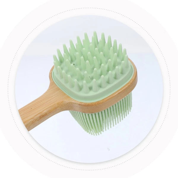Bath Brush Man Shower Silicone Scrubber for Scrubbing Tool
