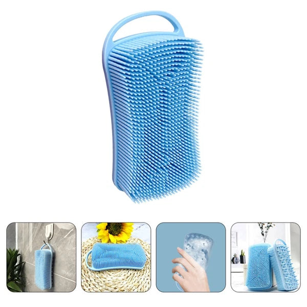Silicone Bath Brush Shampoo Shower Scrubber for Nourishing