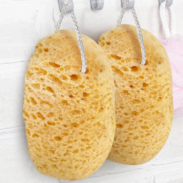 2 Pcs Bath Sponge Man Child Shower Scrubber Body Sponges Exfoliating