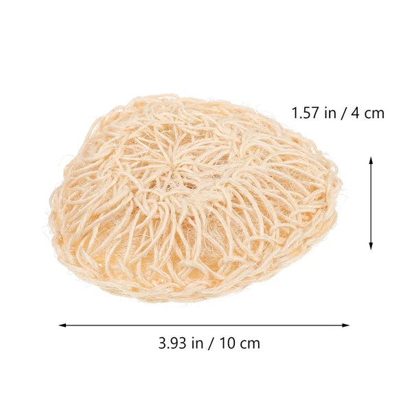 2 Pcs Sisal Bath Brush Man Mother Scrubber for Body Bathing Accessories