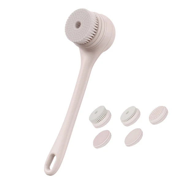 Electric Bath Brush Body Shower Brush with Long Handle Back Massage Cleaning