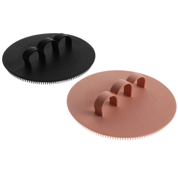2PcsSilicone Body Scrubber Daily Use Shower Scrubber Small Bathing Brush Home
