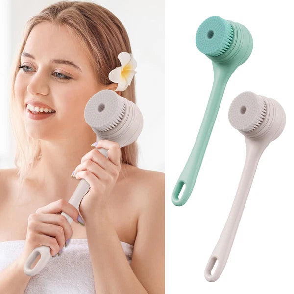 Electric Bath Brush Body Shower Brush with Long Handle Back Massage Cleaning