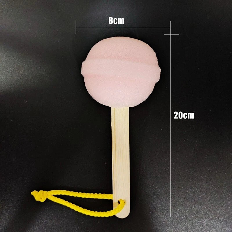 Popsicle Cute Shower Sponges Soft Bathing Scrub forKids Rainbow Baby Bath Sponge