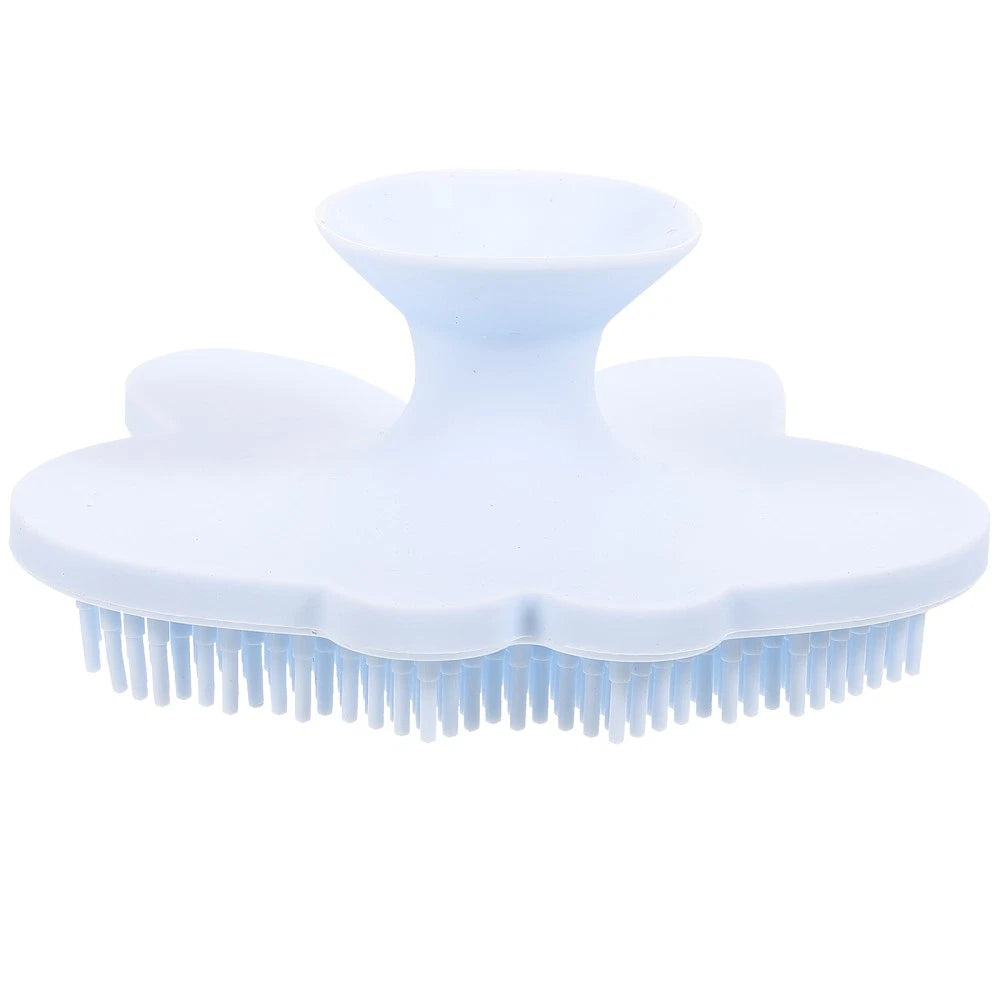 Silicone Bath Brush Child Baby Shower Exfoliating Scrubber Cleaning