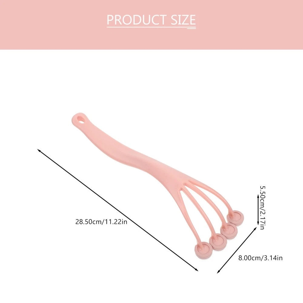 5 Pack Exfoliating Bath Brush Shower Back Scrubber for Women Tool