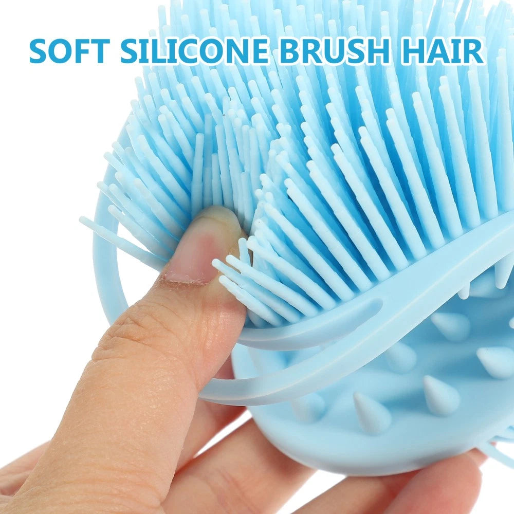 Bath Child Silicone Scrub for Body Shower Scrubber Soft