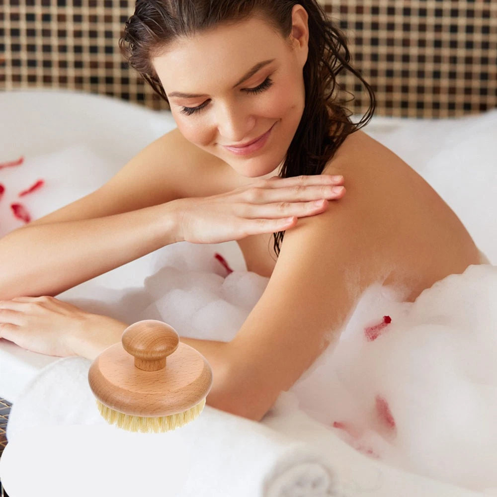 Skin Exfoliator Scrubber Dry Brushing Body Bath for Bathroom Scrubbing