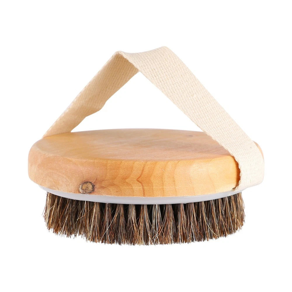 Wooden Bath Cleaning Scrubber SPA Massage Shower Brush for Home