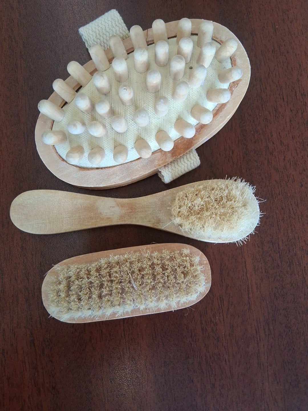 Wooden Body Brushes Natural Wood Shower Brushes