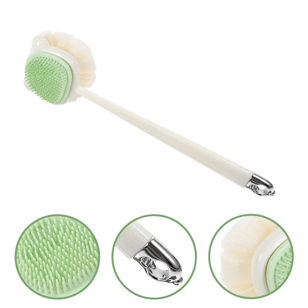 Scrub Brush Body Scrubber Shower Back Bathroom with Long Handle Long-handled