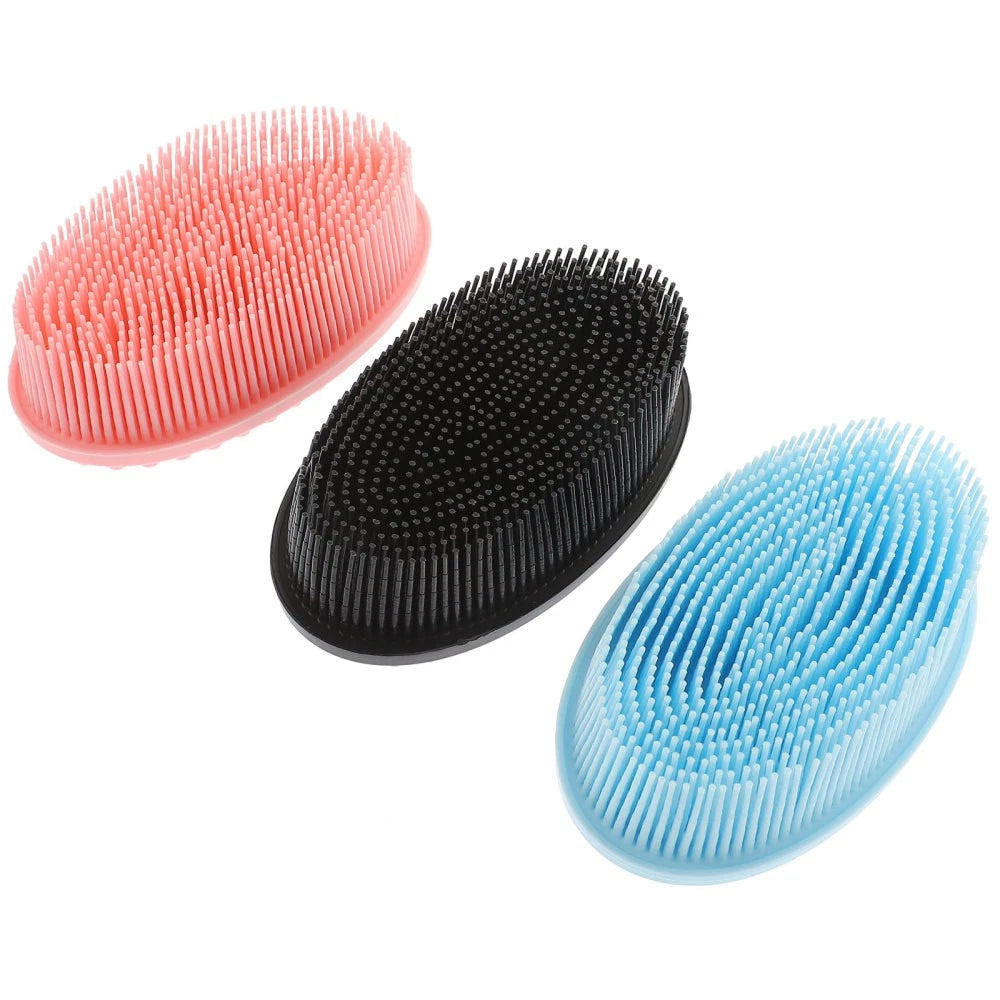 3 Pcs Shampoo Bath Brush Child Brushes for Women Shower Scrubber
