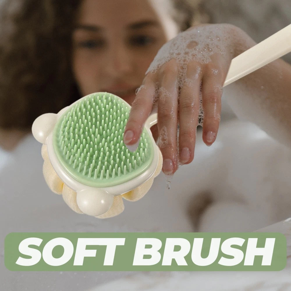Back Rub Brush Exfoliating Body Bath Scrubber for Shower Bathbrush