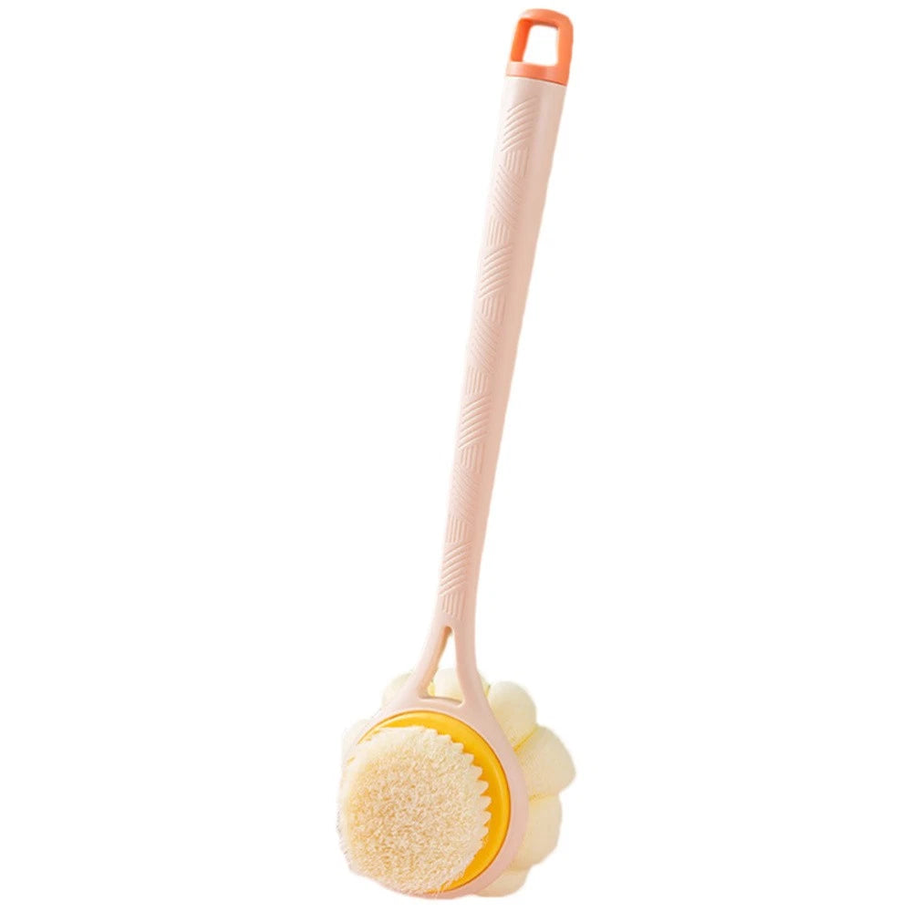 Body Bathing Brush Long Handle Back Scrubber Bath Exfoliating Brush Bathroom