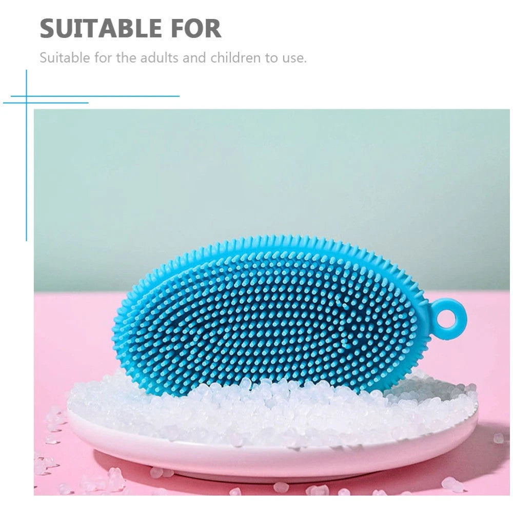 Bath Brush Child Newborn Household Shower Silicone Body Cleaning