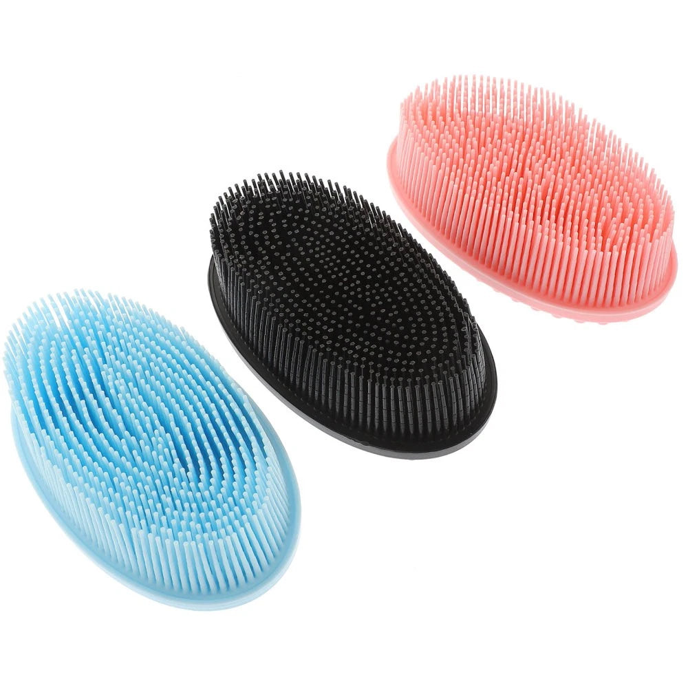 3 Pcs Shampoo Bath Brush Child Brushes for Women Shower Scrubber