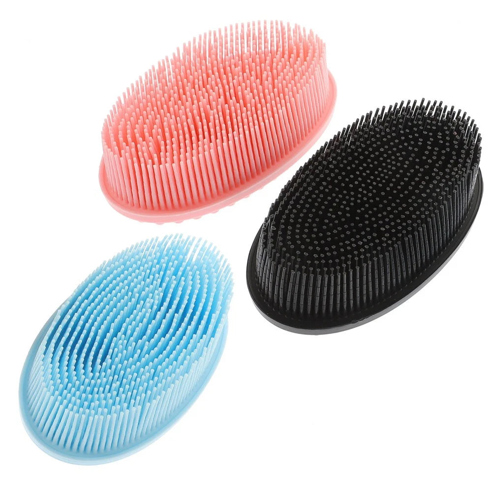 3 Pcs Shampoo Bath Brush Child Brushes for Women Shower Scrubber