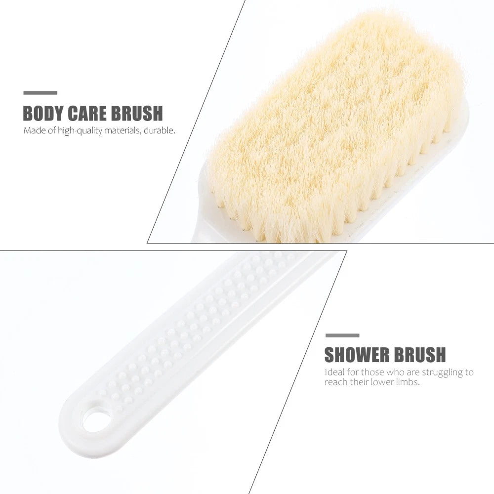 Back Scrub Brush Bath Bathing Accessories Long Handle for Shower Soft