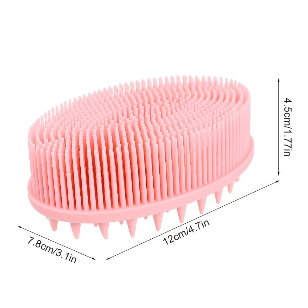 Bath Shower Scrubber Shower Body Scrubber Silicone Body Brush