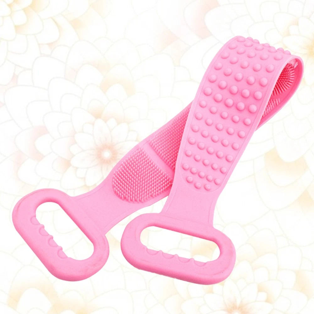 Bath Brush Body Exfoliating Tool Back Scrubbing Shower Scrubber Silicone
